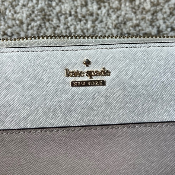 Kate Spade New York | Cement & Tusk Cameron Street Lacey Leather Wallet - Picture 2 of 13